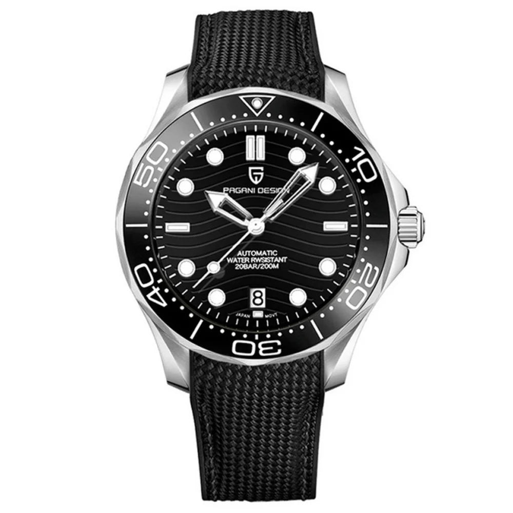 Pagani Design Diver 200M Nylon Black