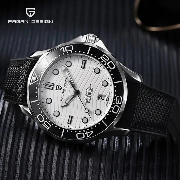 Pagani Design Diver 200M Nylon White