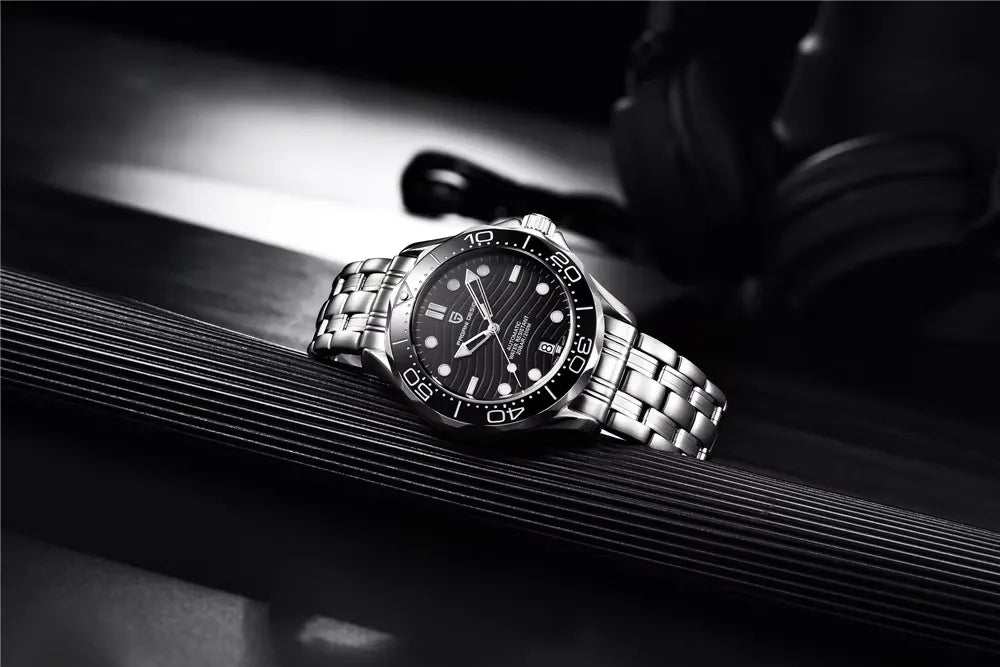 Pagani Design Diver 200M Steel Black