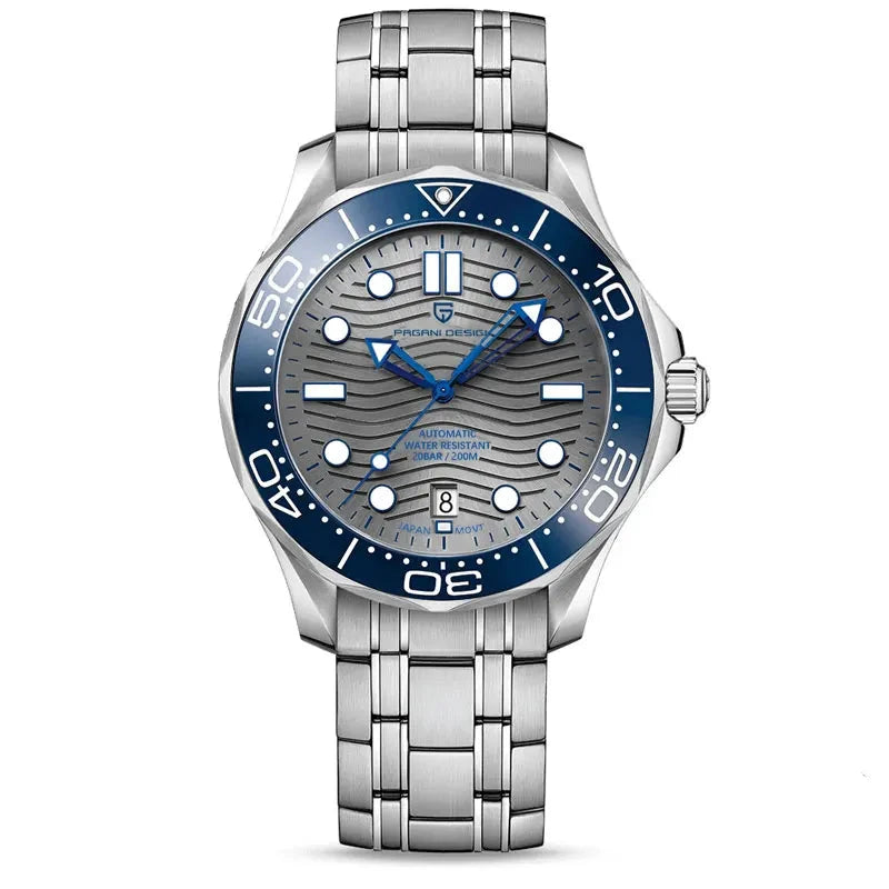 Pagani Design Diver 200M Steel Blue Grey