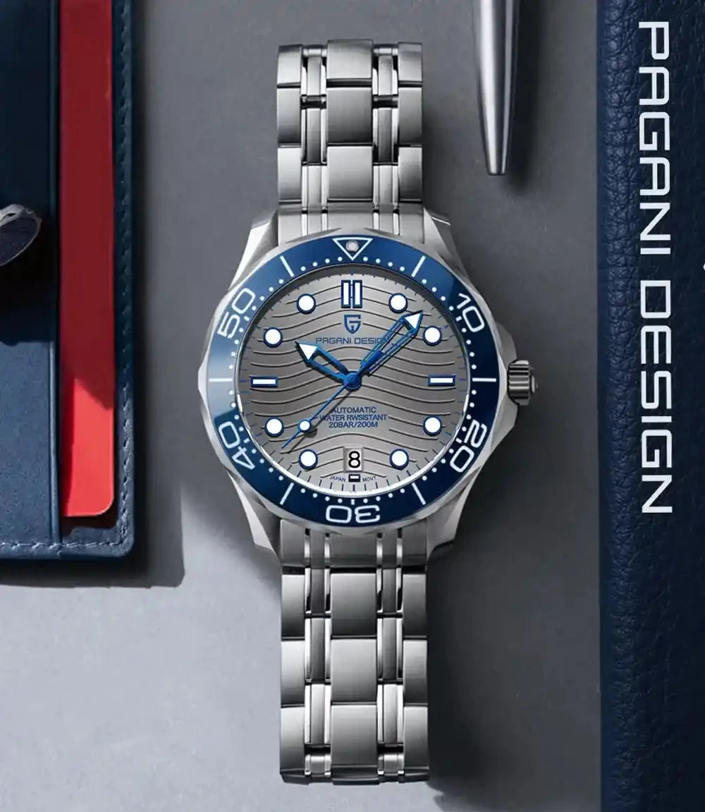 Pagani Design Diver 200M Steel Blue Grey