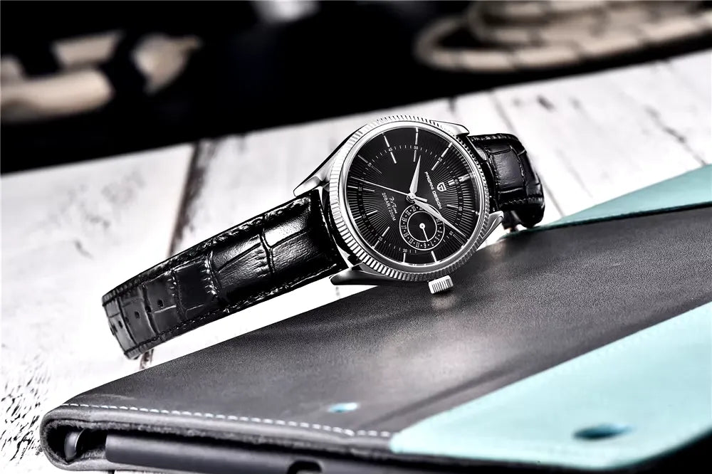 Pagani Design Cellini Date Silver Black 40mm